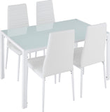 Dining Room Set with Dining Table and 4 Dining Chairs .