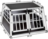 Aluminium transportation box for dogs car transport