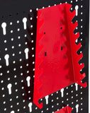 Tool Wall 3 Panels, 17- Piece Hook Set, 120 x 60 x 2 cm