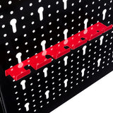 Tool Wall 3 Panels, 17- Piece Hook Set, 120 x 60 x 2 cm