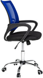 Office computer chair with lumbar support Blue