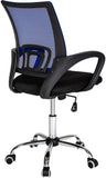 Office computer chair with lumbar support Blue