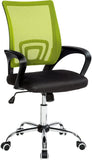 Office computer chair with lumbar support Green