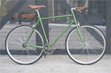 VINTAGE SINGLE SPEED FREEWHEELS BIKE FIXED GEAR / FIXIE ROAD BIKE GREEN 161