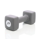 Neopren Short Dumbbell 6kg Grey Dumb-bell Nonskid Handle Weight