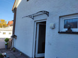 Front Door Canopy Made of Aluminum And Polycarbonate 3 Sizes