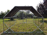 XXL  Enclosure 4x3x2m Aviary/ Chicken Coop with Sun Shade and Door
