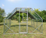 XXL  Enclosure 4x3x2m Aviary/ Chicken Coop with Sun Shade and Door