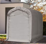 1.6x2.4m Motor Bike Shed   Tent garage, PVC tarpaulin, gray,