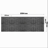 Tool Storage System Wall Shelf 2304 x 780  BACK BOARD ONLY