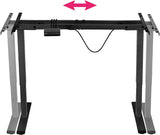 Metal table frame | Height-adjustable home & office computer desk
