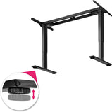 Metal table frame | Height-adjustable home & office computer desk