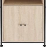 display cabinet Doncaster | 2 shelves, 1 cupboard 60 x 38 x 125 cm