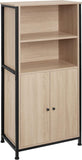 display cabinet Doncaster | 2 shelves, 1 cupboard 60 x 38 x 125 cm