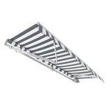 Articulated Arm Awning 2.5x2m Anthracite/White UV Protection