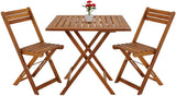 Wooden Garden Dining Furniture Set Folding Table Chairs set