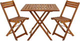 Wooden Garden Dining Furniture Set Folding Table Chairs set