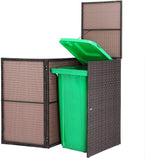 Wheelie Bin Box with Hinged Lid and Closure I for 240 Litre Wheelie Bin