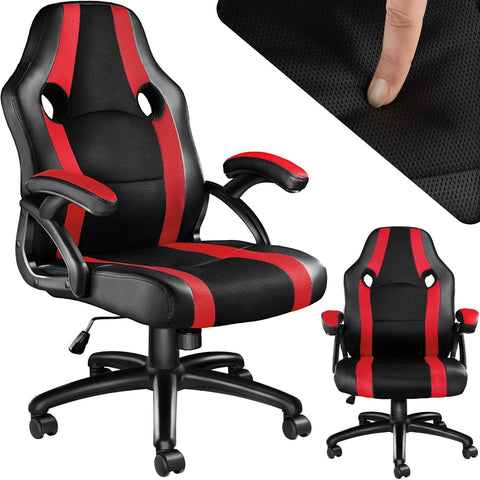 Racing office chair, executive chair with rocker mechanism