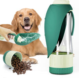 Dog Water / Food Bottle for On the Go, Leak-Proof Feeder for Dogs and Cats on the go