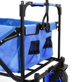 Foldable Handcart with Canopy for Trips with Children, Shopping, etc.