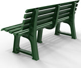 Garden Bench 145 cm Plastic 3 Seater Garden Bench