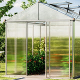 222 x 294 cm greenhouse 10 mm thick polycarbonate panels