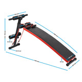 LUXTRI Fitness Training Bench Ab Back Trainer up to 150kg Foldable