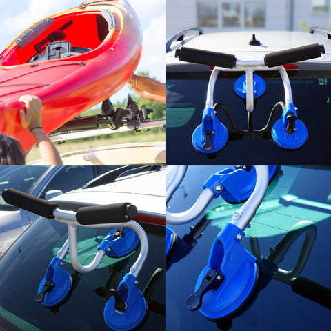 Kayak Load Assist with Suction Cups Kayak Roller 100 kg Roof Car ...