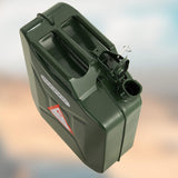 Metal Fuel Jerry Can Diesel Petrol Oil Fuel Liquids 20 Litre Green Military