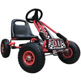 Kids Racer Pedal Go-Kart 4-8 Years - Red