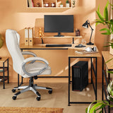 L-shaped corner desk work station | Computer home office desk