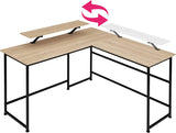 L-shaped corner desk work station | Computer home office desk