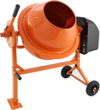 70 Liter Electric Cement Mixer 250W Portable Mortar Concrete Mixing Machine with Wheels / 240V 13A