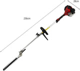 5 in 1 Petrol Multifunction Tool Garden Wireless Hedge Trimmer Grass Trimmer Chainsaw Garden Shears 52cc 1.6KW Extension Pole 3HP 9000RPM 2-Stroke