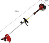 5 in 1 Petrol Multifunction Tool Garden Wireless Hedge Trimmer Grass Trimmer Chainsaw Garden Shears 52cc 1.6KW Extension Pole 3HP 9000RPM 2-Stroke