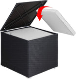Polyrattan XXL Storage Box with Lid