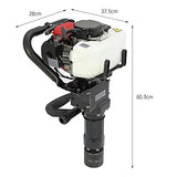 2-Stroke Petrol Engine Pile Ram Post Driver Fence Construction Air Hammer 900 W