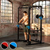 Power Station Fitness Station Power Rack Power Cage Pull-Up Double Bar Robust Frame