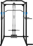 Power Station Fitness Station Power Rack Power Cage Pull-Up Double Bar Robust Frame