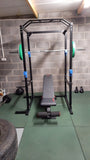 Power Station Fitness Station Power Rack Power Cage Pull-Up Double Bar Robust Frame