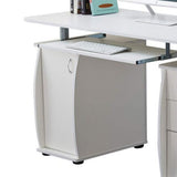 Black or White 3 drawer computer desk