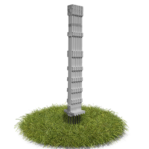 Cheetah Plastic Posts (105cm) x (10 pcs)