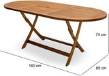 Wood Garden Dining Table Patio Table