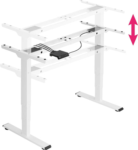 Metal table frame | Eletric height-adjustable computer desk base ...