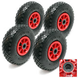 4x Spare Tyres 3.00-4 for Sack Trolley- Truck Barrow Sack Truck HT2046