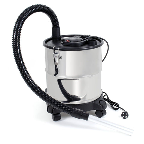 Ash Vacuum Cleaner 20L, HEPA Filter, 800W, Fireplace, Grill, BBQ etc.