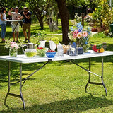 Folding Garden Table 220 x 70 cm