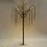 Weeping Willow Tree 240 cm LED Weeping Willow Black with 800 Warm White LEDs