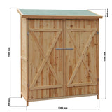 XXL Wooden garden shed tool equipment storage house